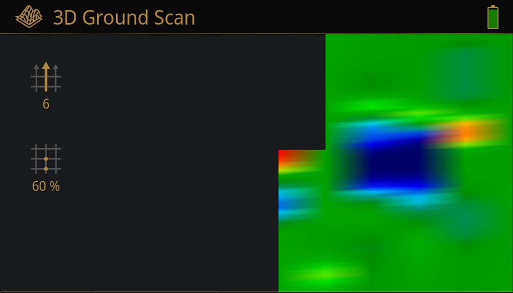 OKM eXp 7000 operating mode 3D Ground Scan