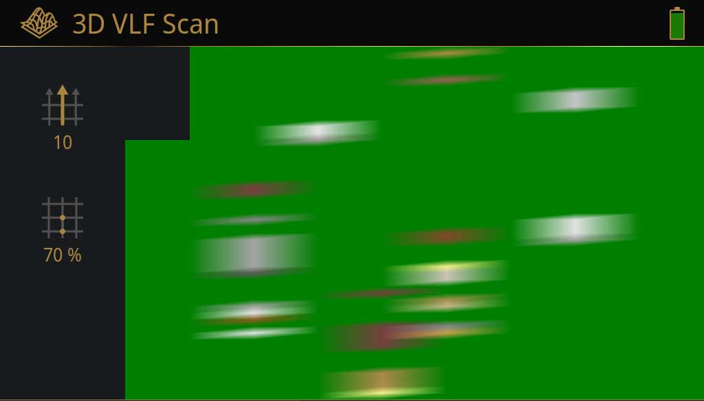 OKM eXp 7000 operating mode 3D VLF Scan