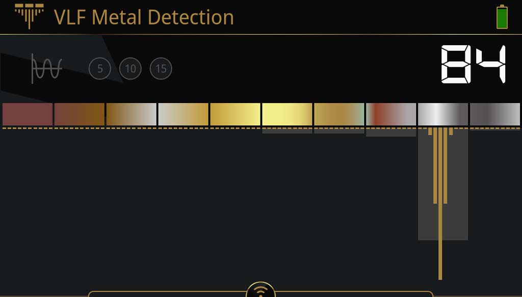 OKM eXp 7000 operating mode VLF Metal Detection